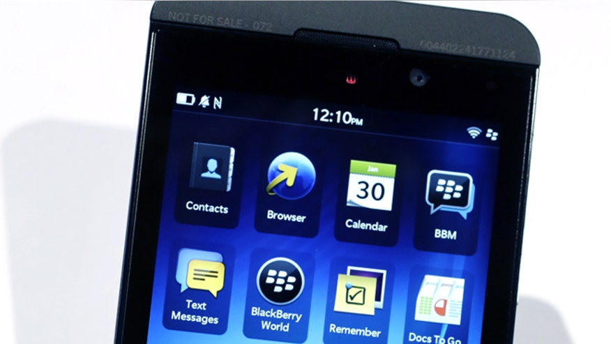 The Blackberry Z10 smartphone